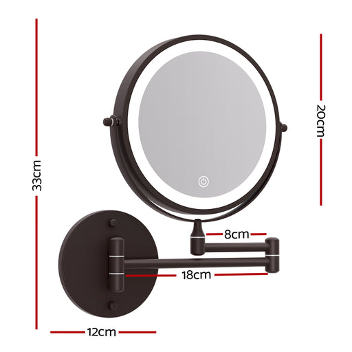My Best Buy - Embellir Extendable Makeup Mirror 10X Magnifying Double-Sided Bathroom Mirror BR