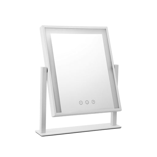 My Best Buy - Embellir LED Makeup Mirror Hollywood Standing Mirror Tabletop Vanity White
