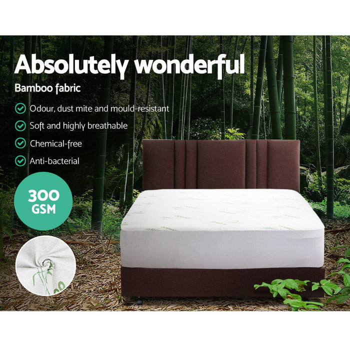 My Best Buy - Giselle Bedding Giselle Bedding Bamboo Mattress Protector Double