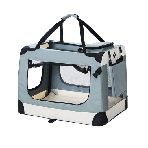 My Best Buy - i.Pet Pet Carrier Large Soft Crate Dog Cat Travel Portable Cage Kennel Foldable