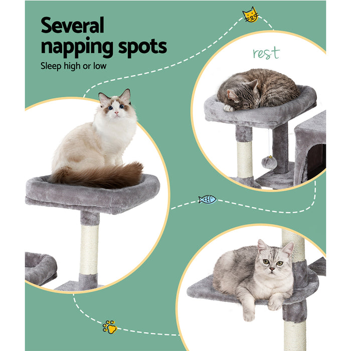 My Best Buy - i.Pet Cat Tree Tower Scratching Post Scratcher Wood Condo House Bed Trees 103cm