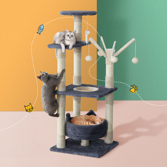 My Best Buy - i.Pet Cat Tree Scratching Post Scratcher Cat Tree Tower Condo House toys 110cm