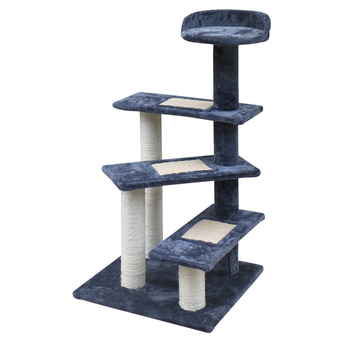 My Best Buy - i.Pet Cat Tree 100cm Trees Scratching Post Scratcher Tower Condo House Furniture Wood Steps