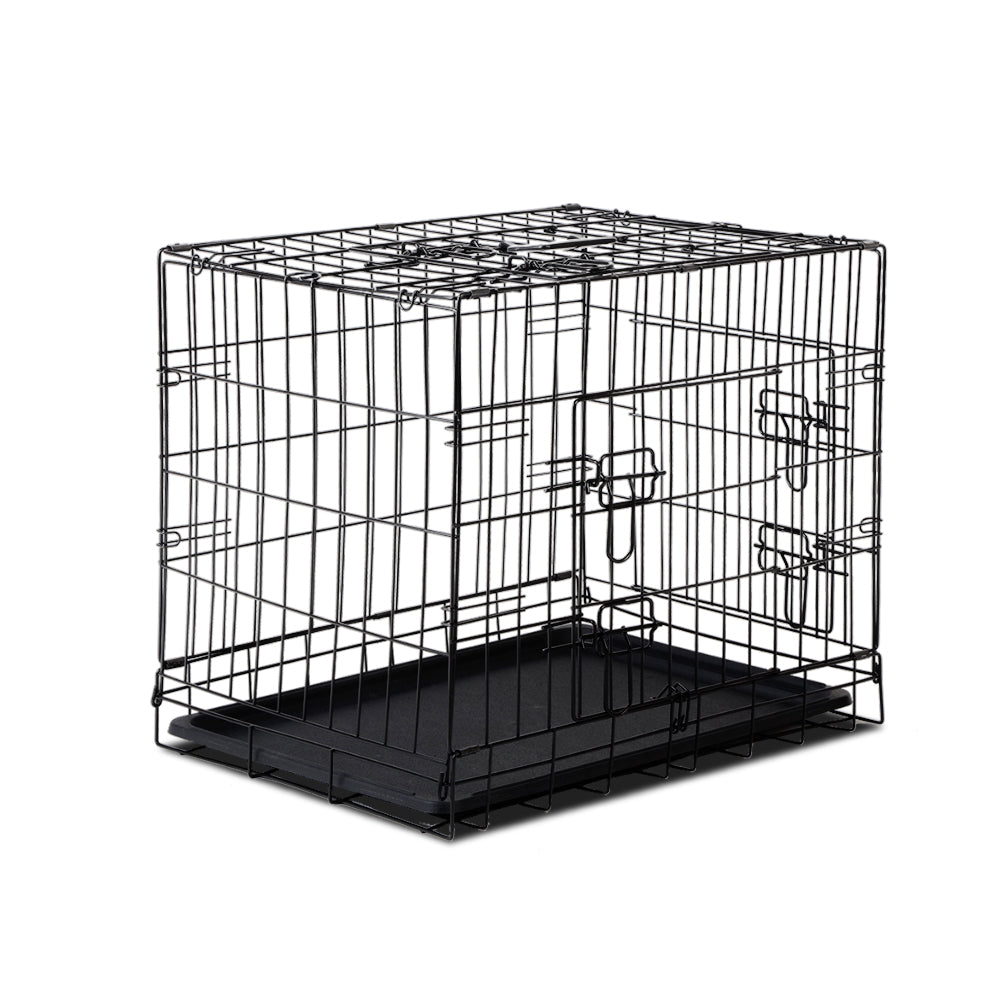 My Best Buy - i.Pet Dog Cage 24inch Pet Cage - Black