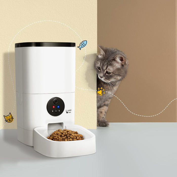 My Best Buy - i.Pet Automatic Pet Feeder 6L Auto Camera Dog Cat Smart Video Wifi Food App Hd