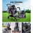 My Best Buy - i.Pet Pet Stroller Dog Carrier Foldable Pram 3 IN 1 Middle Size Grey