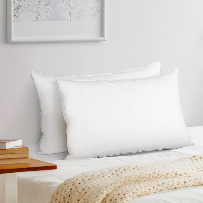 My Best Buy - Giselle Bedding Goose Feather Down Pillow - Buy 1 Get 1 Free