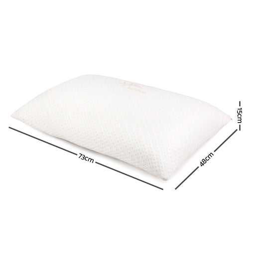 My Best Buy - Giselle Bedding Bamboo Memory Foam Pillow - Buy 1 Get 1 Free - 73cm x 48cm