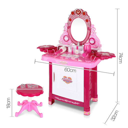 My Best Buy - Keezi 30 Piece Kids Dressing Table Set - Pink