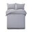 My Best Buy - Giselle Bedding Luxury Classic Bed Duvet Doona Queen Quilt Cover Set Grey + 2 x Free pillow Cases