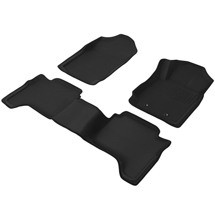 My Best Buy - Weisshorn Car Floor Mats Rubber Fits Mazda BT50 Dual Crew Cab 2012-2021 3D BT-50