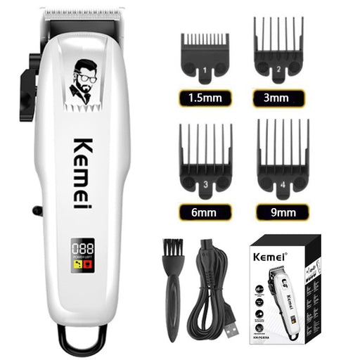 My Best Buy - 12Pc Electric Hair Clipper, Cutting machine Wireless Trimmer Men Professional clipper, USB