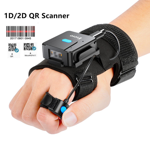 Hands-free scanning with My Best Buy's Wireless Glove! Wearable Bluetooth barcode scanner