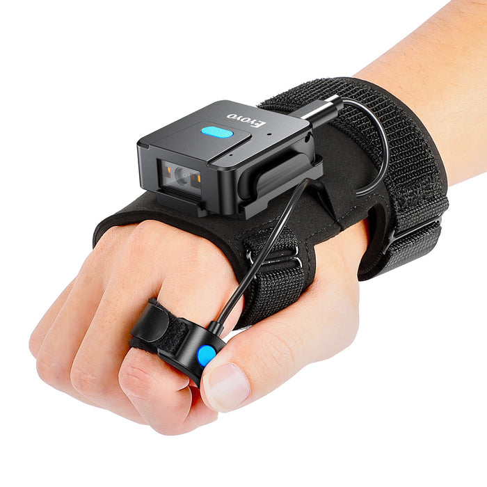 Hands-free scanning with My Best Buy's Wireless Glove! Wearable Bluetooth barcode scanner