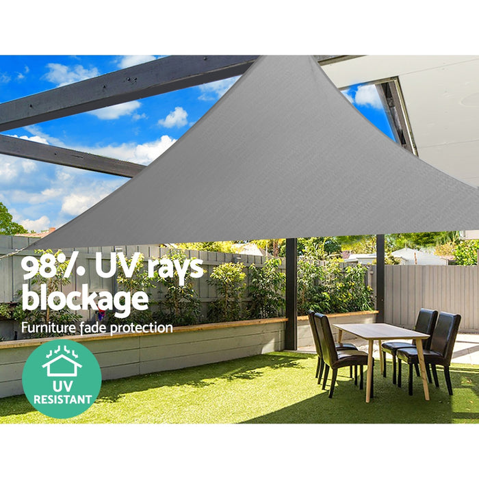 My Best Buy - Instahut Sun Shade Sail Cloth Shadecloth Right Triangle Canopy 280gsm 3x3x4.3m