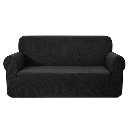 My Best Buy - Artiss High Stretch Sofa Cover Couch Lounge Protector Slipcovers 3 Seater Black