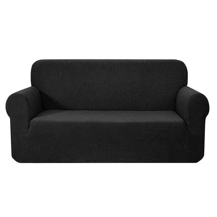 My Best Buy - Artiss High Stretch Sofa Cover Couch Lounge Protector Slipcovers 3 Seater Black