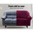 My Best Buy - Artiss Velvet Sofa Cover Plush Couch Cover Lounge Slipcover 3 Seater Ruby Red