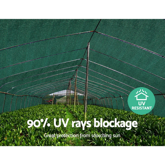 My Best Buy - Instahut 90% Sun Shade Cloth Shadecloth Sail Roll Mesh 3.66x10m 195gsm Green