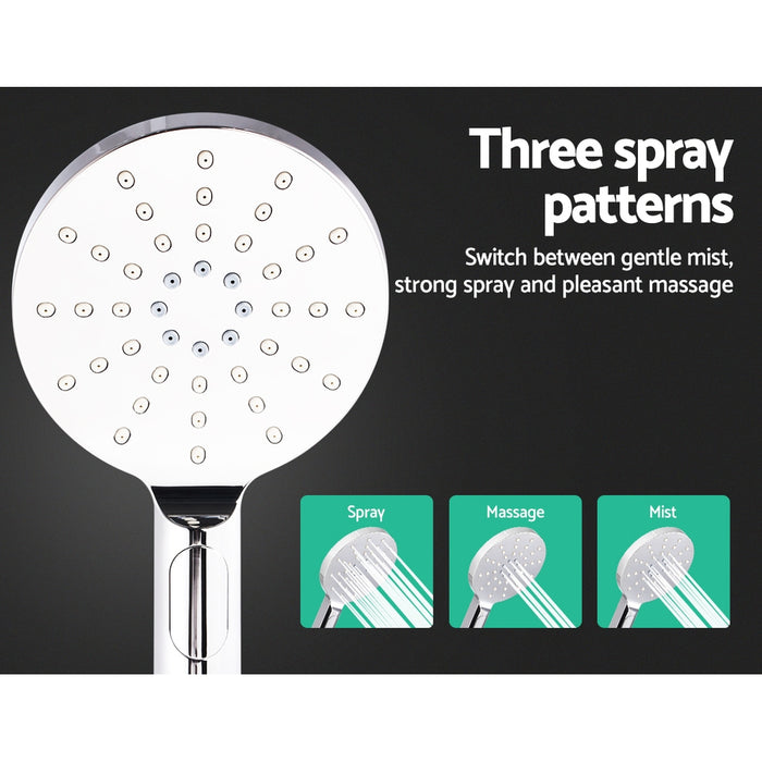 My Best Buy - Cefito WELS 9'' Rain Shower Head Set Round Handheld High Pressure Wall Chrome