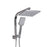 My Best Buy - Cefito WELS 8'' Rain Shower Head Set Square Handheld High Pressure Wall Chrome