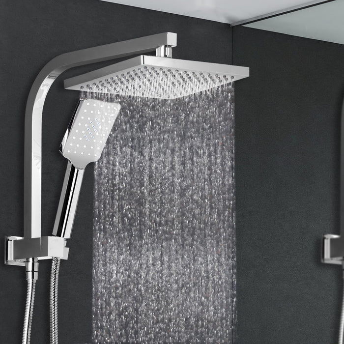 My Best Buy - Cefito WELS 8'' Rain Shower Head Set Square Handheld High Pressure Wall Chrome