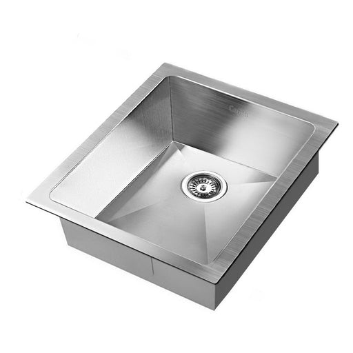 My Best Buy - Cefito 39cm x 45cm Stainless Steel Kitchen Sink Under/Top/Flush Mount Silver