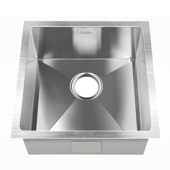 My Best Buy - Cefito 44cm x 44cm Stainless Steel Kitchen Sink Under/Top/Flush Mount Silver