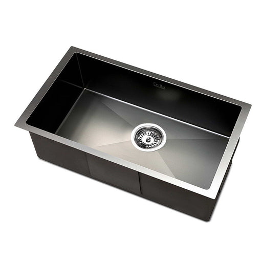 My Best Buy - Cefito 30cm x 45cm Stainless Steel Kitchen Sink Under/Top/Flush Mount Black