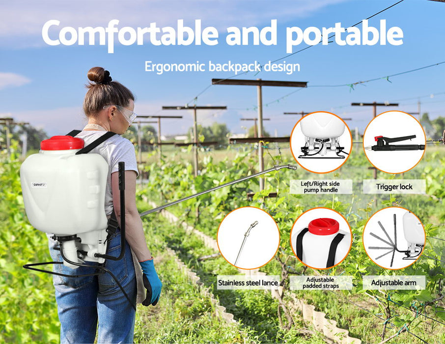 My Best Buy - Giantz Weed Sprayer 15L Knapsack Backpack Pesticide Spray Fertiliser Farm Garden