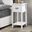 My Best buy - Artiss Bedside Table Nightstand Drawer Storage Cabinet Lamp Side Shelf White