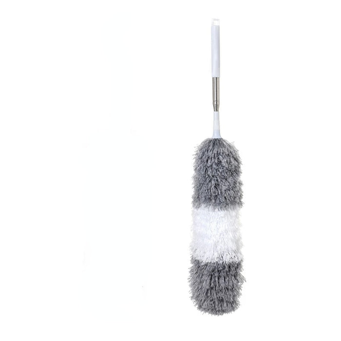 My Best Buy - Long Handle Telescopic Pole Washable Extendable Duster Static Stainless Steel Bendable Brush