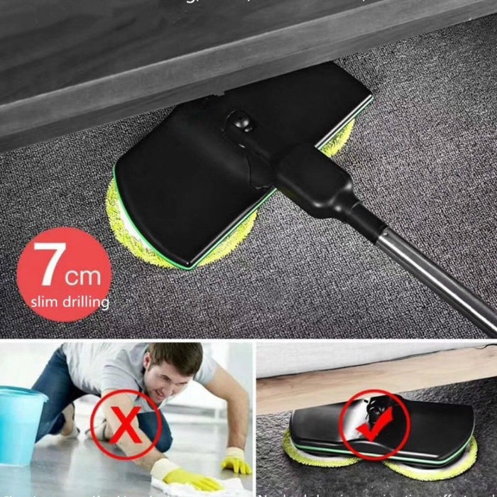 My Best Buy - SpinMade - Floor Cordless Spinning Mop, Floating Powered Cleaner Scrubber Polisher