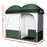 My Best Buy - Weisshorn Double Camping Shower Toilet Tent Outdoor Portable Change Room Green