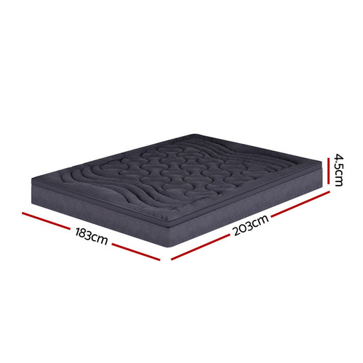 My Best Buy - Giselle Bedding Mattress Topper Pillowtop 3-Zone Mat Pad King