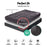 My Best Buy - Giselle Queen Mattress Topper Pillowtop 1000GSM Charcoal Microfibre Bamboo Fibre Filling Protector
