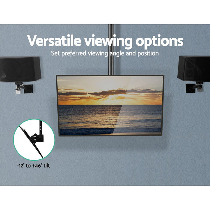 My Best Buy - Artiss TV Wall Ceiling Mount Bracket Full Motion Tilt Swivel 32 42 50 55 60 65 70 75 inch