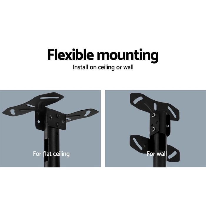 My Best Buy - Artiss TV Wall Ceiling Mount Bracket Full Motion Tilt Swivel 32 42 50 55 60 65 70 75 inch