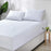 My Best Buy - Elan Linen 100% Cotton Quilted Fully Fitted 50cm Deep Double Size Waterproof Mattress Protector