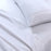 My Best Buy - Elan Linen 100% Egyptian Cotton Vintage Washed 500TC White 50 cm deep Mega King Bed Sheets Set