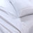 My Best Buy - Elan Linen 100% Egyptian Cotton Vintage Washed 500TC White 50cm Deep Mega Queen Bed Sheets Set