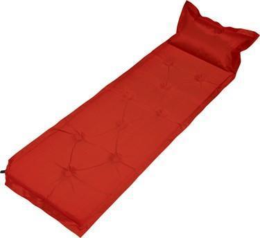 My Best Buy - Trailblazer 9-Points Self-Inflatable Polyester Air Mattress With Pillow - RED