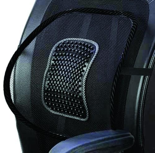 My Best Buy - Universal Mesh Back Support With Beaded Centre | Black