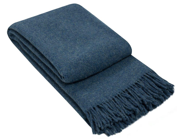 My Best Buy - Brighton Throw - 100% NZ Wool - Navy