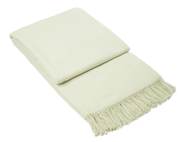 My Best Buy - Chiswick Throw - Merino Wool/Cashmere - Ivory