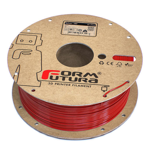 My Best Buy - Glass feel recycled PETG Filament ReForm - rPET 1.75mm 1000 gram Red 3D Printer Filament