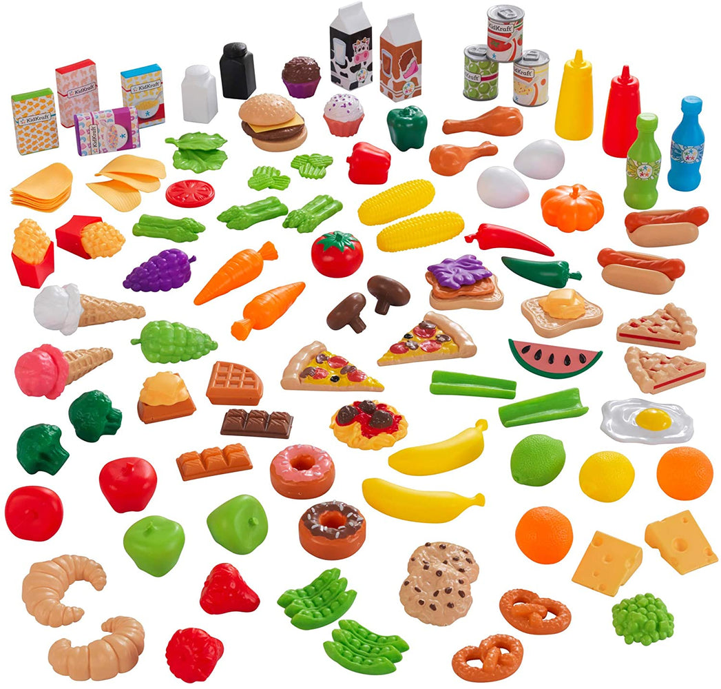 My Best Buy - Tasty Treats Play Food Set for kids (115 pcs)
