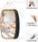 My Best Buy - Hanging Full Length Wall Mirror - Solid Bamboo Frame and Adjustable Leather Strap for Bathroom and Bedroom