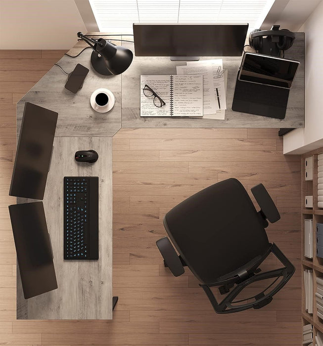 My Best Buy - L-Shaped Computer Corner Desk Home Office