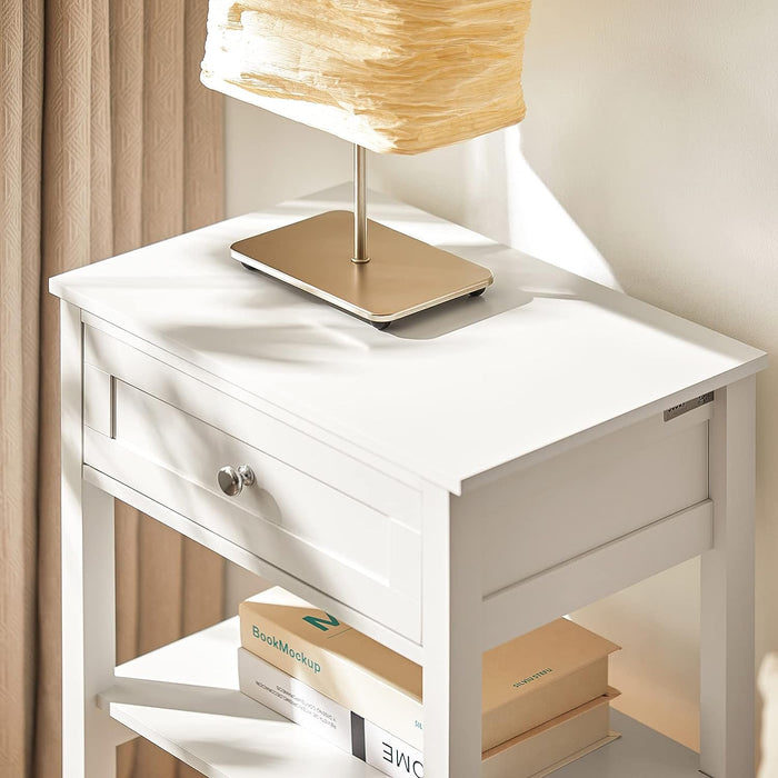 My Best Buy - Bedside Table with Drawer Shelves